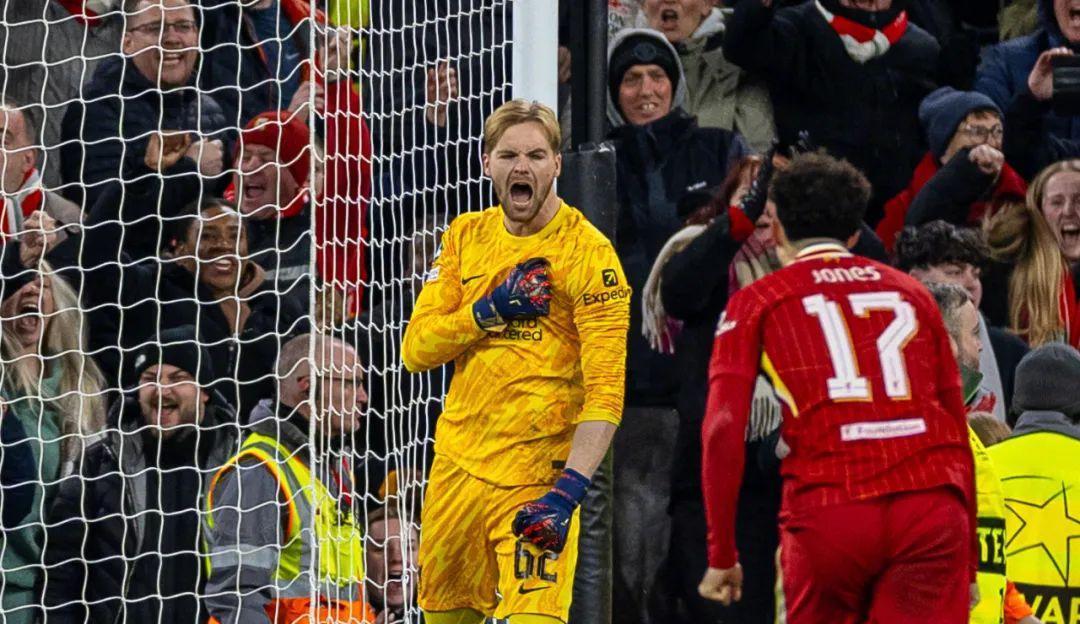 包含利物浦门将阿利松入选欧冠最佳阵容，表现稳定出色的词条